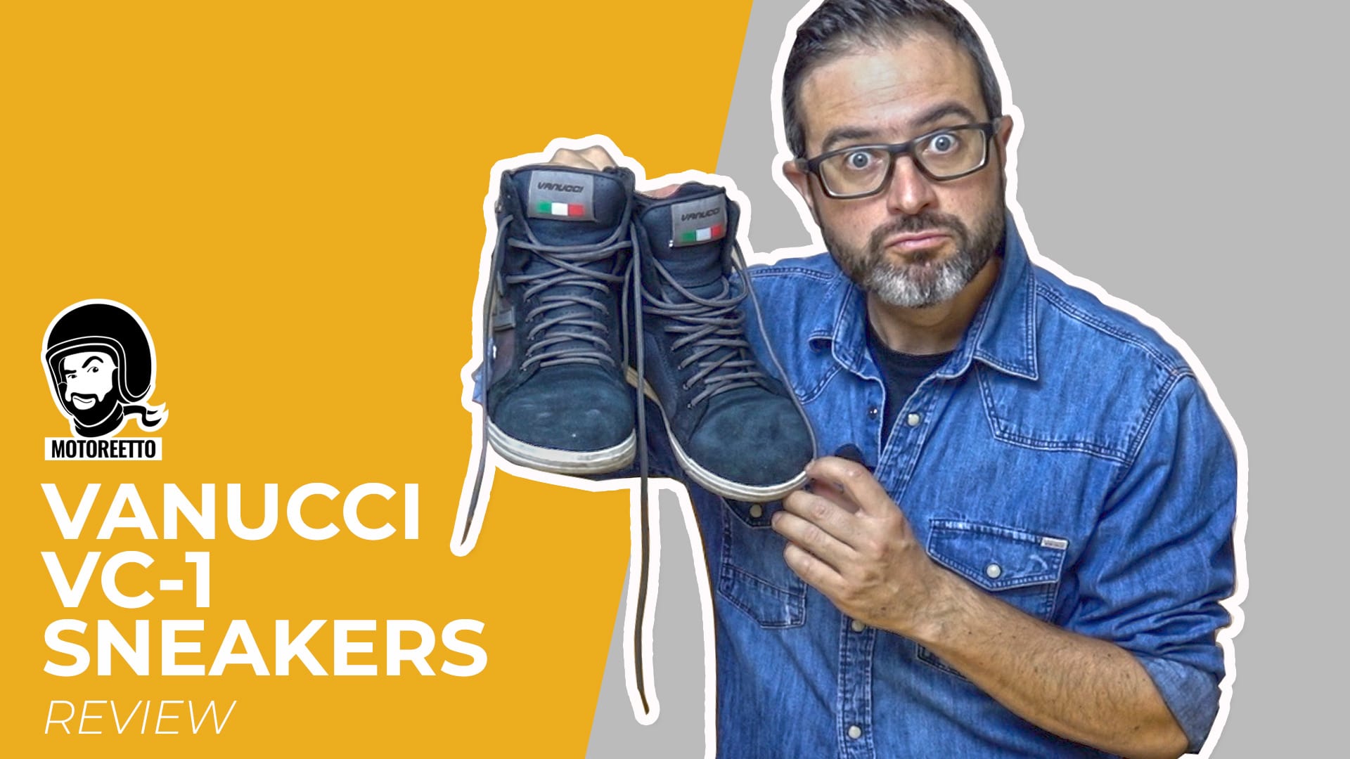 Vanucci vc1 motorcycle shoe sneaker review motoreetto