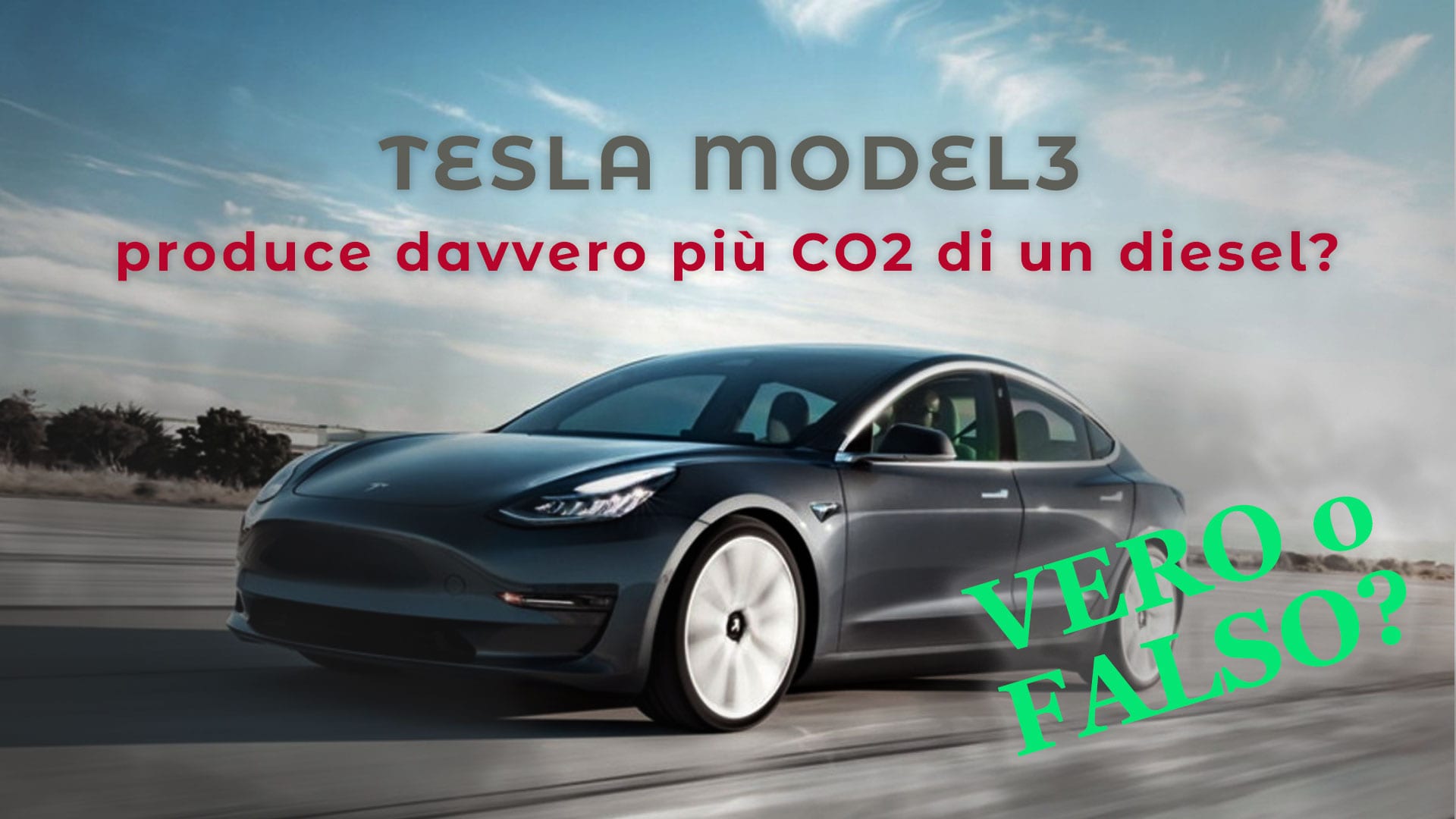 tesla model tre co2 Mercedes diesel