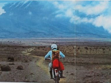 die fiets klim tot by die kilimanjaro van die 1971