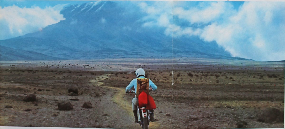 la moto scalata al kilimangiaro del 1971
