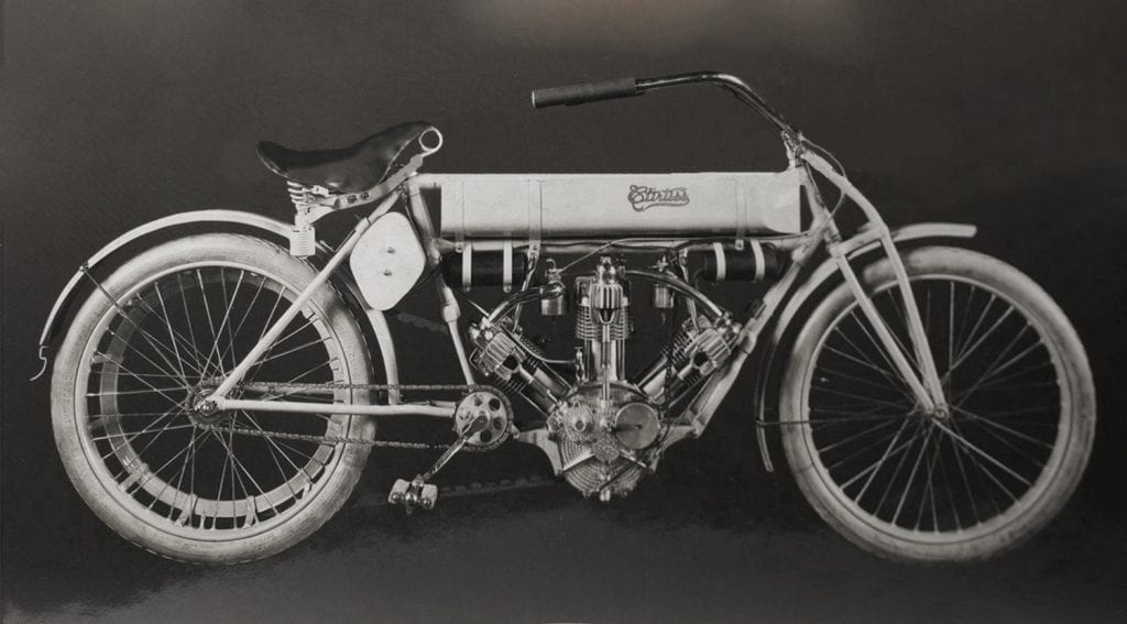 Curtiss's three-cylinder W
