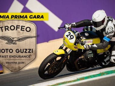 video moto guzzi me rezistencë të shpejtë të motorit në vallelunga