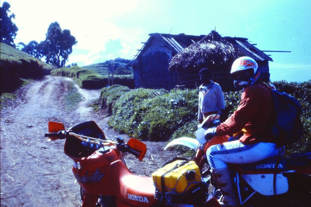 rally raid fremme motorcykel rejser i afrika i firserne