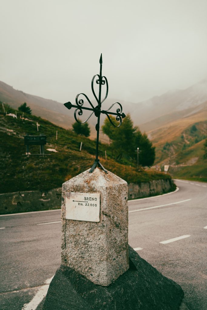 ceppo sulla salita al passo di crocedomini