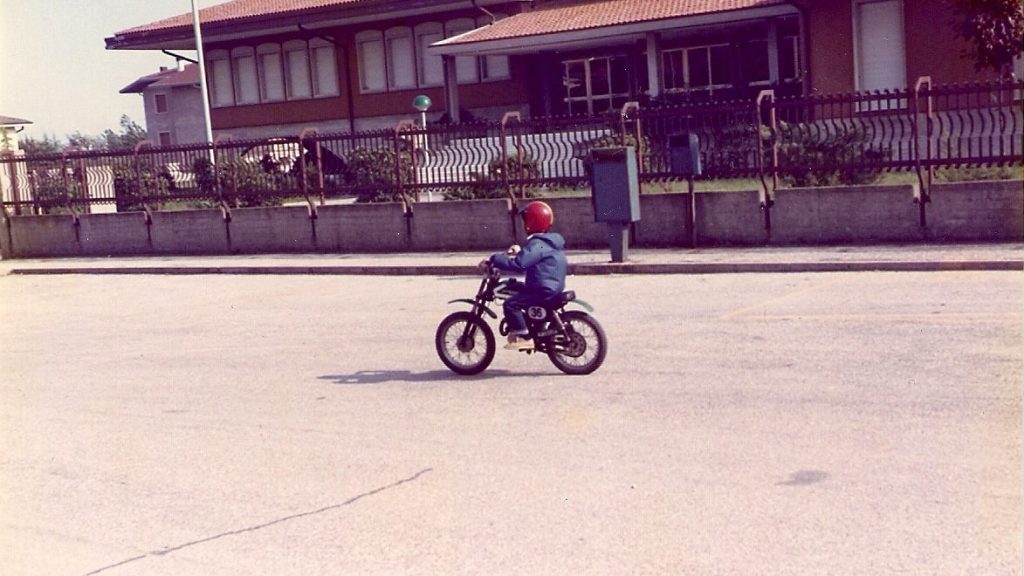 motorfiets in die middel-tagtigerjare