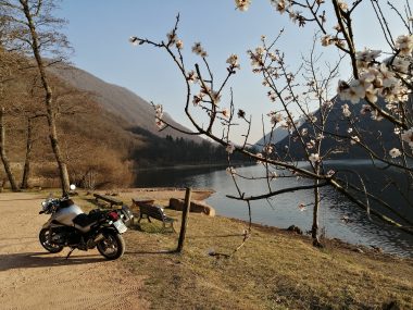 itinerario en moto en varese campo dei fiori valganna